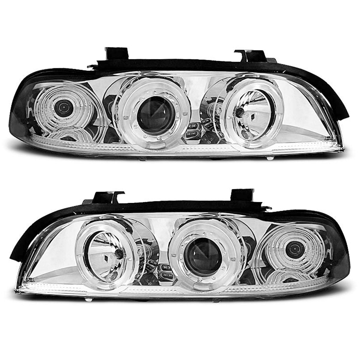 Scheinwerfer Angel Eyes Chrom passend für BMW E39 09.95-05.03