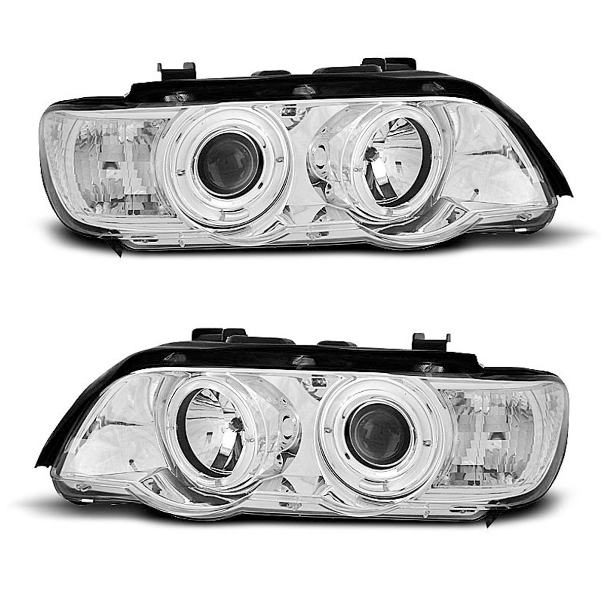 Scheinwerfer Angel Eyes Chrom passend für BMW X5 E53 09.99-10.03