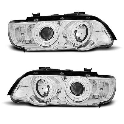 Scheinwerfer Angel Eyes Chrom passend für BMW X5 E53 09.99-10.03