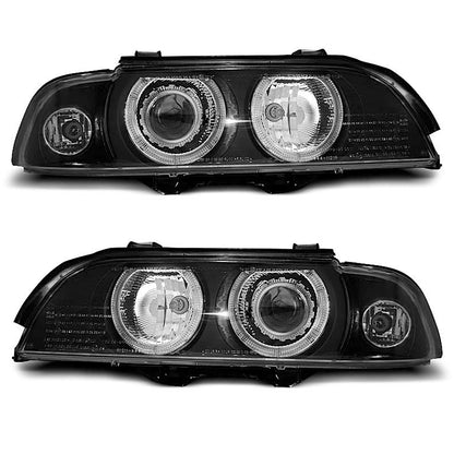 Xenon Scheinwerfer Angel Eyes Schwarz passend für BMW E39 09.95-06.03