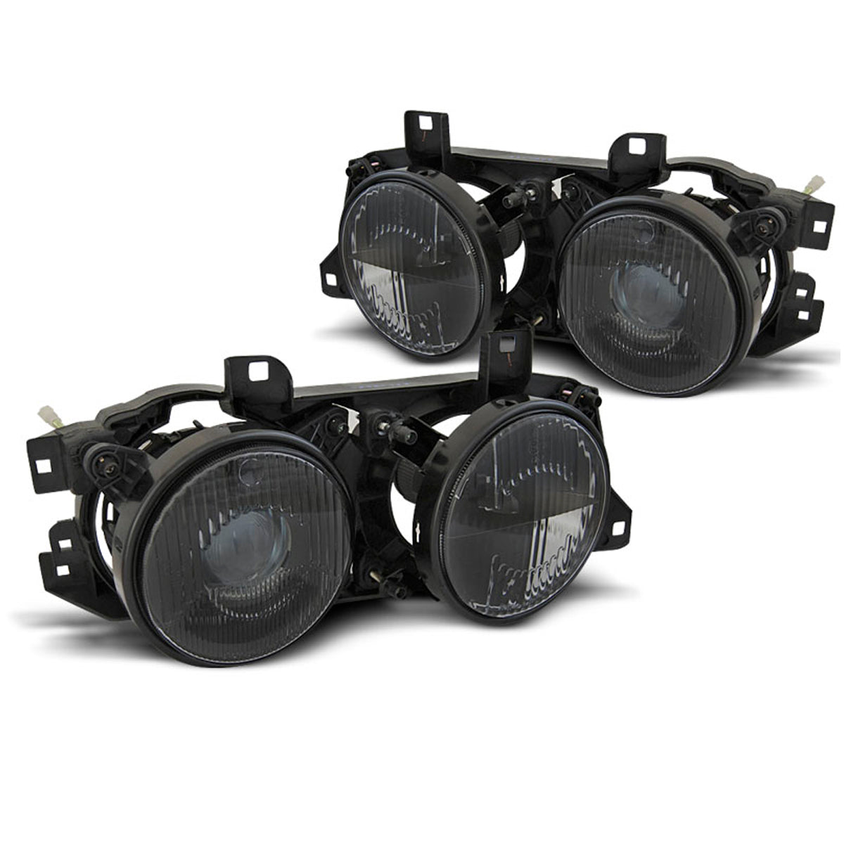 Scheinwerfer Schwarz passend für BMW E32/E34
