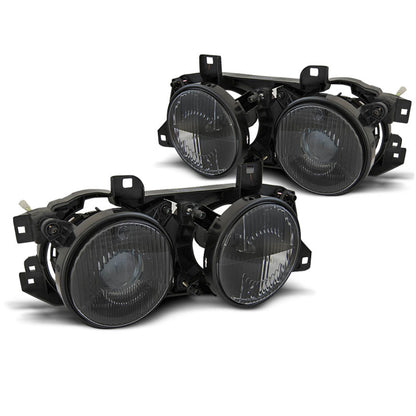 Scheinwerfer Schwarz passend für BMW E32/E34