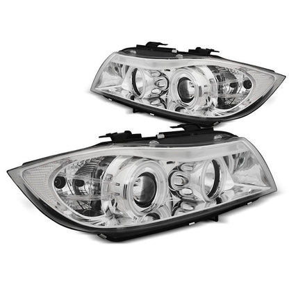 Scheinwerfer Angel Eyes CCFL Chrom passend für BMW E90/E91 03.05-08.08