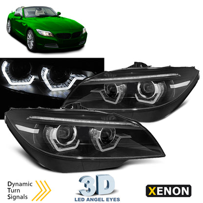 Xenon Scheinwerfer LED DRL Schwarz AFS SEQ passend für BMW Z4 E89 09-13