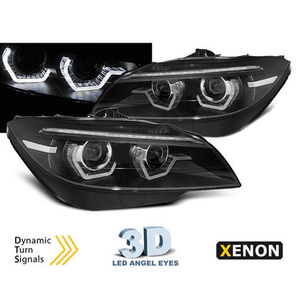 Xenon Scheinwerfer LED DRL Schwarz AFS SEQ passend für BMW Z4 E89 09-13
