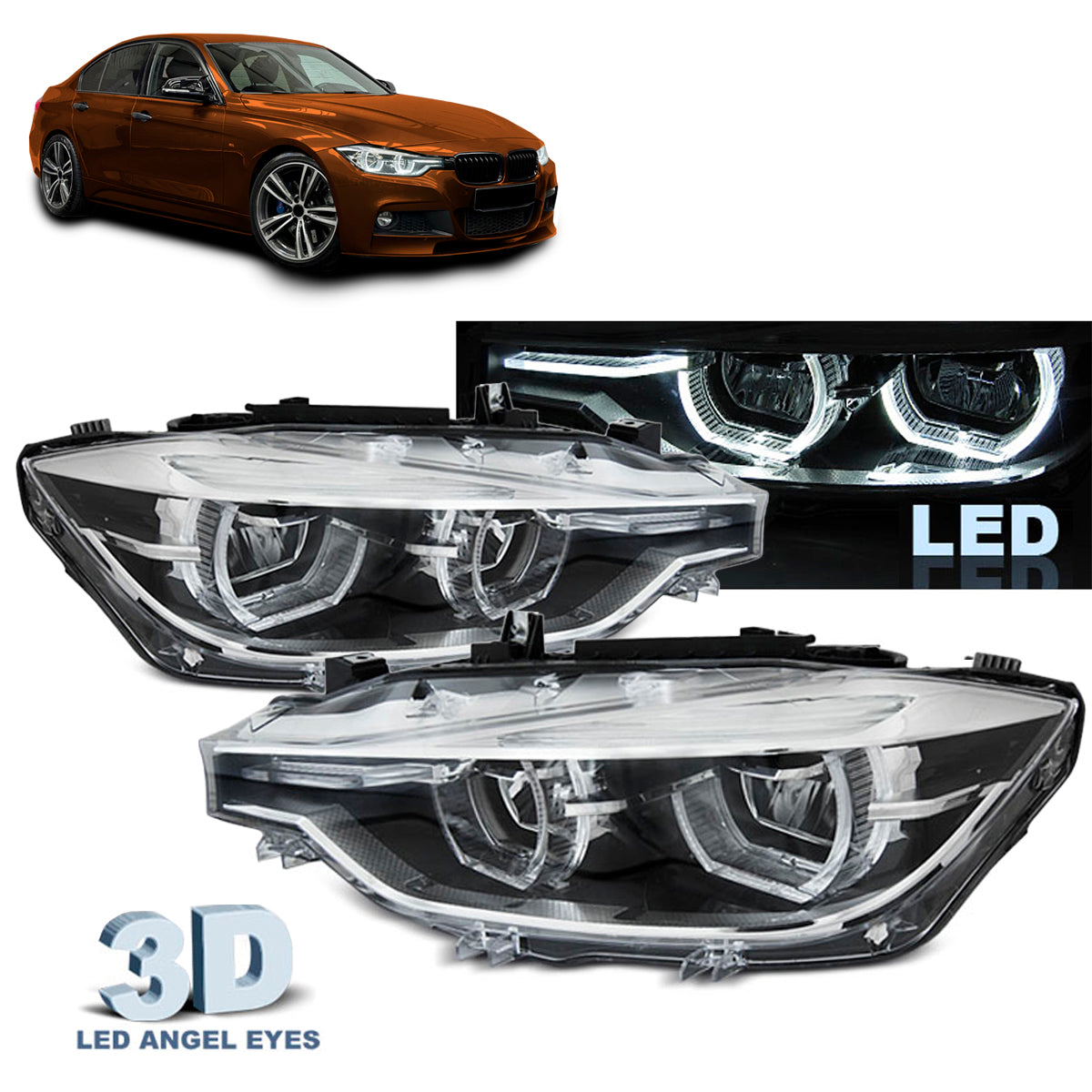Scheinwerfer komplett LED passend für BMW F30/F31 10.11 - 05.15