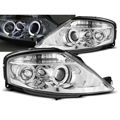 Scheinwerfer Citroën C3 03.02-09 Angel Eyes Chrom