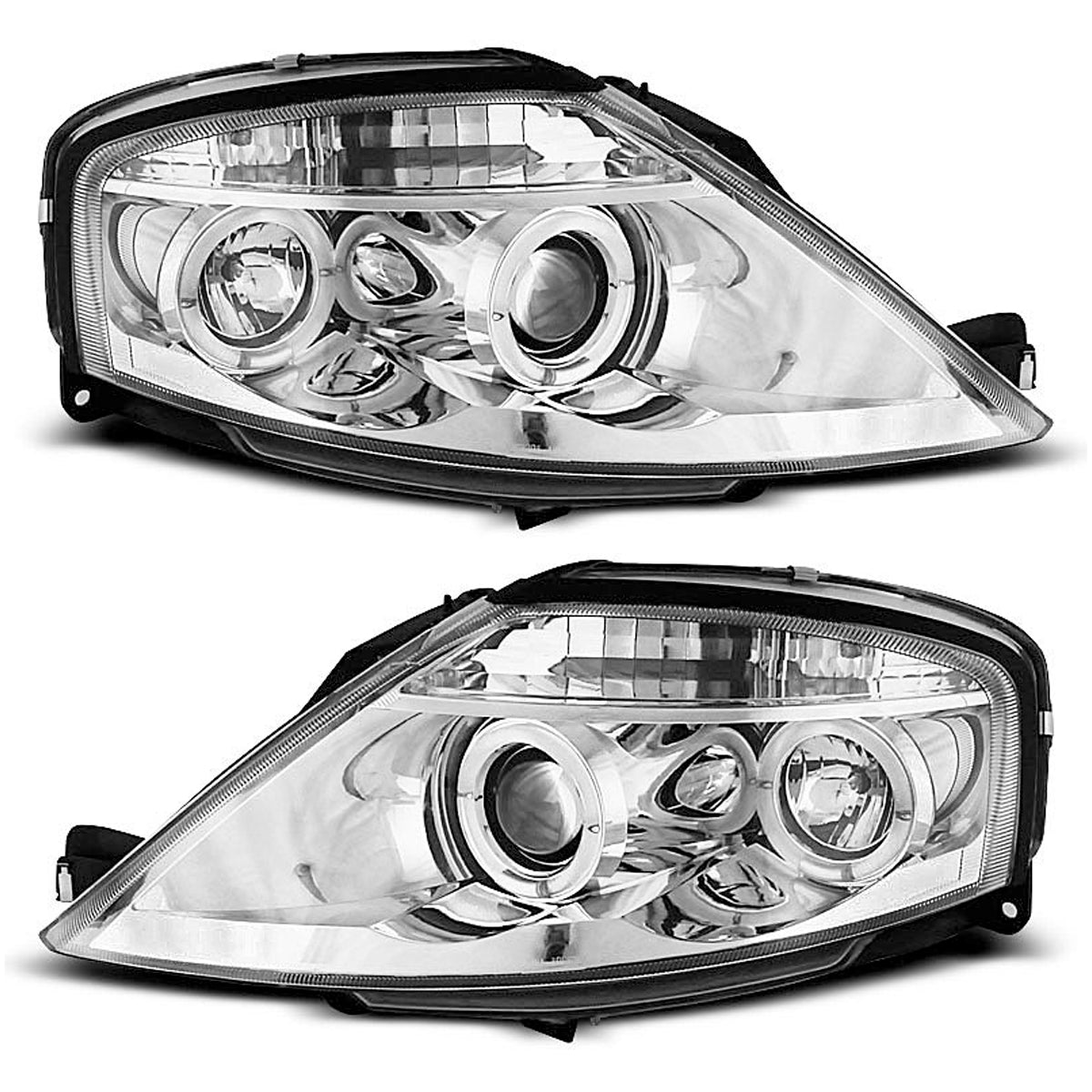 Scheinwerfer Citroën C3 03.02-09 Angel Eyes Chrom