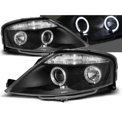 Scheinwerfer Citroën C3 03.02-09 Angel Eyes Schwarz