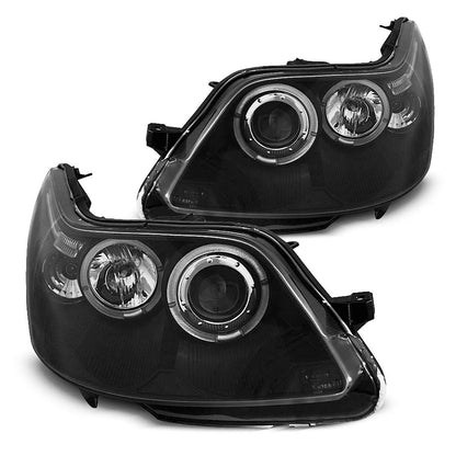 Scheinwerfer Citroën C4 04-10 Angel Eyes Schwarz