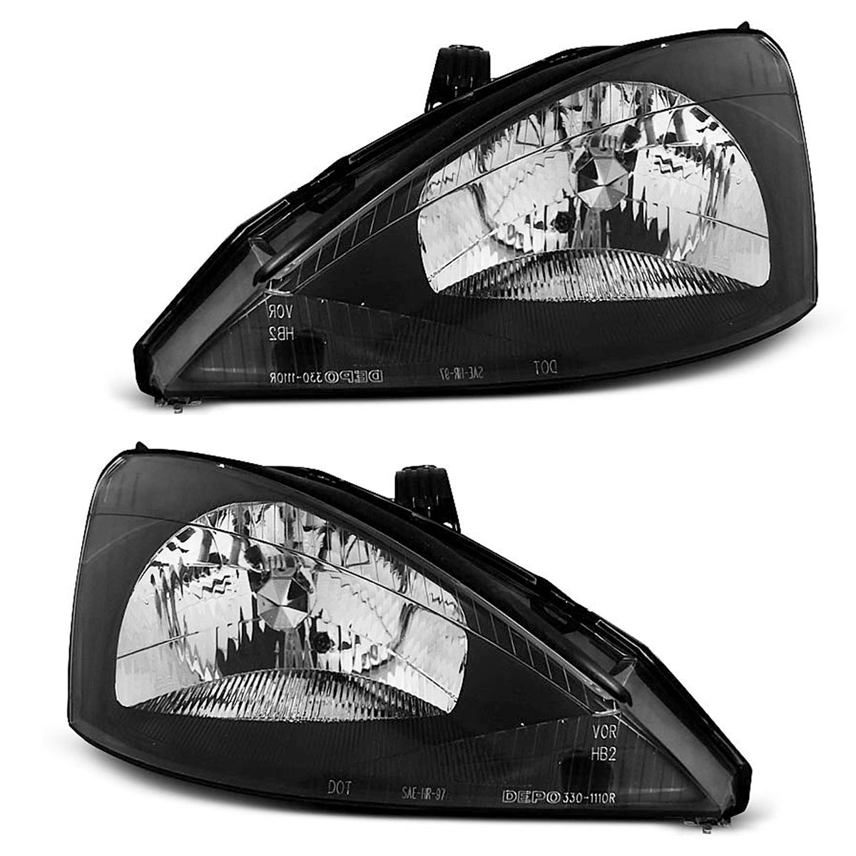 Scheinwerfer passend für Ford Focus 10.98-10.01 Schwarz