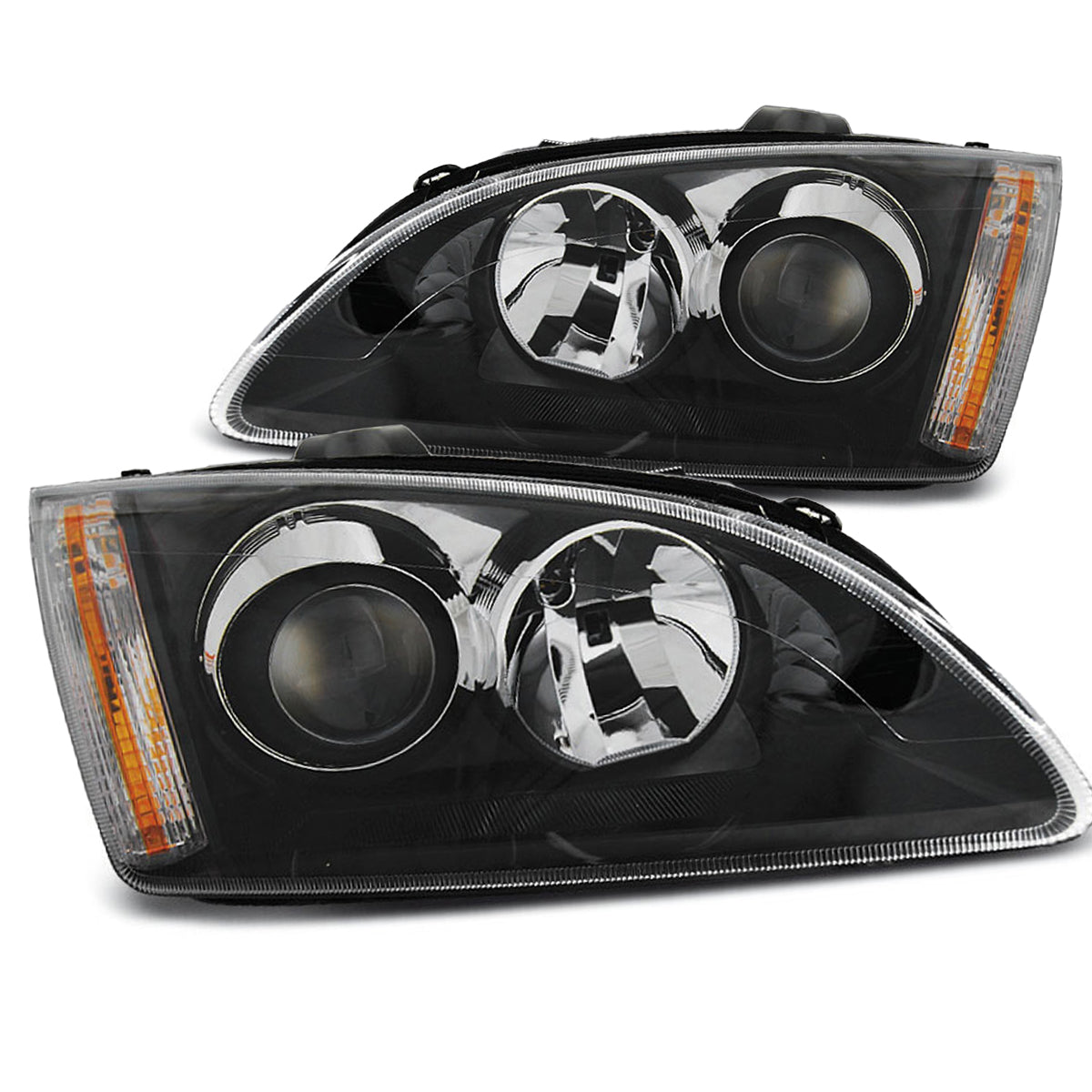 Scheinwerfer passend für Ford Focus II 09.04-01.08 Schwarz