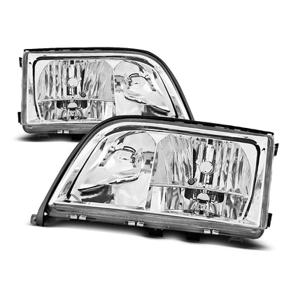Scheinwerfer Chrom passend für Mercedes W140 S-Klasse 03.91-10.98