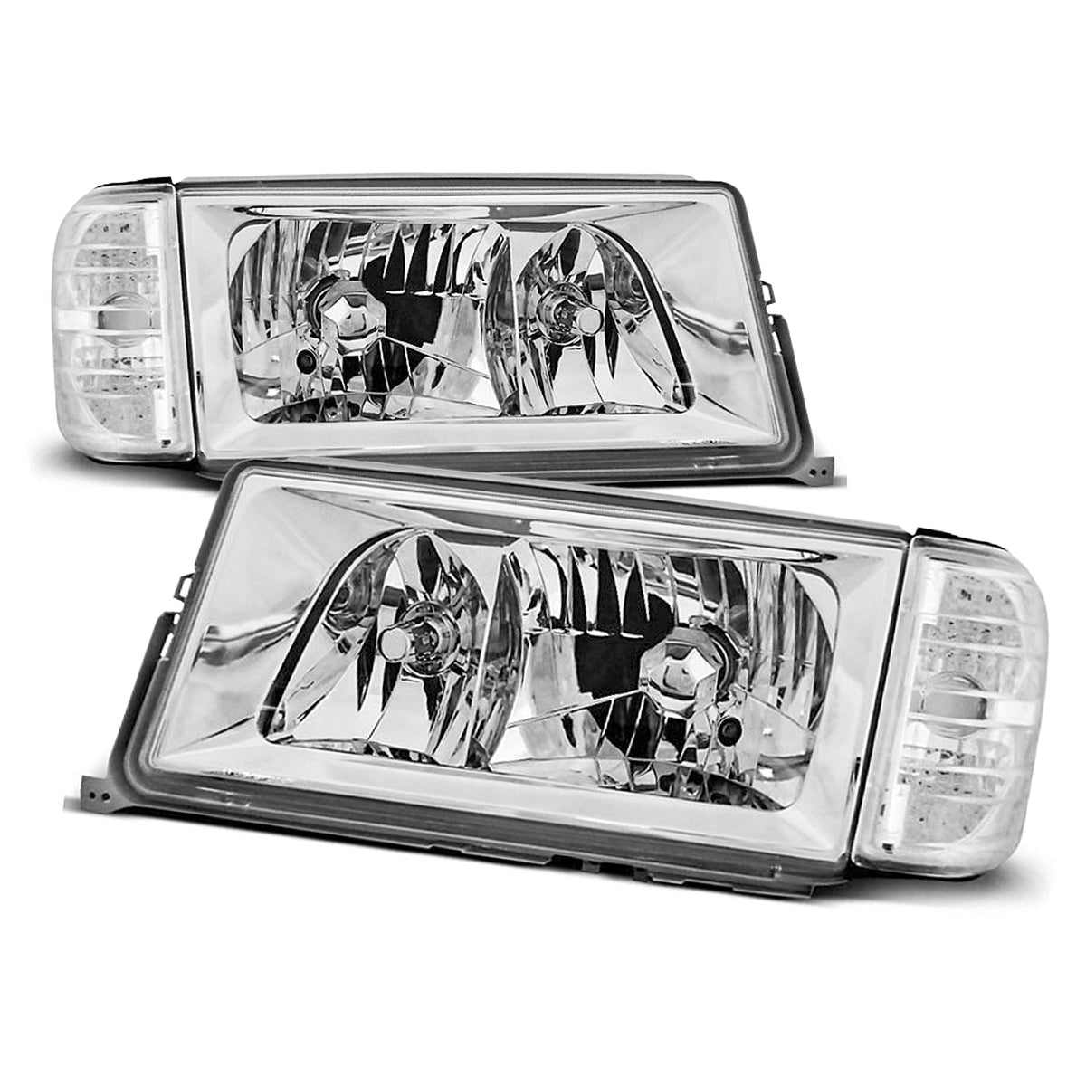 Scheinwerfer Chrom passend für Mercedes W201/190 12.82-05.93