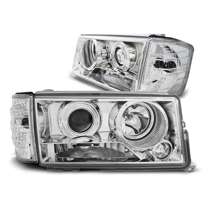 Scheinwerfer Chrom passend für Mercedes W201/190 12.82-05.93