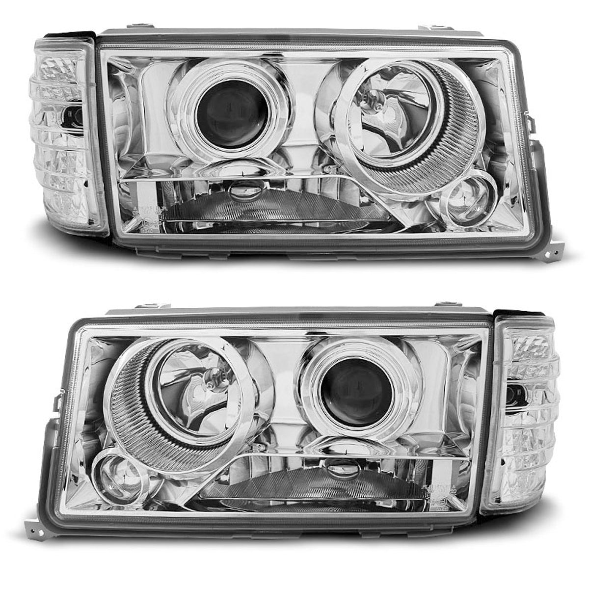 Scheinwerfer Chrom passend für Mercedes W201/190 12.82-05.93