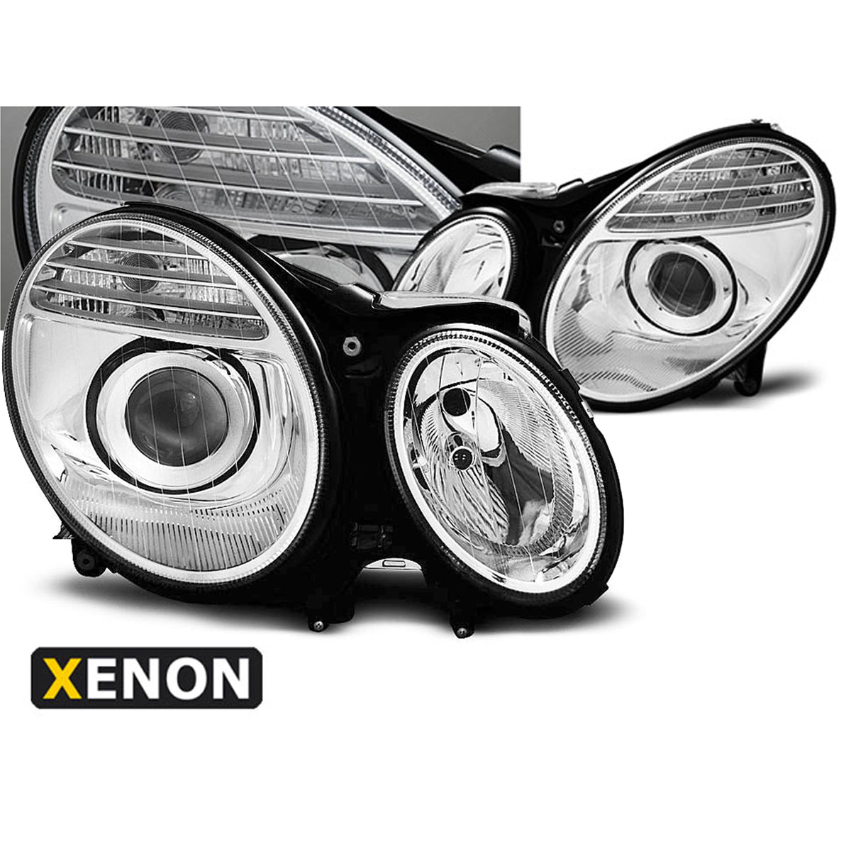 Xenon Scheinwerfer Chrom passend für Mercedes W211 E-Klasse 03.02-04.06