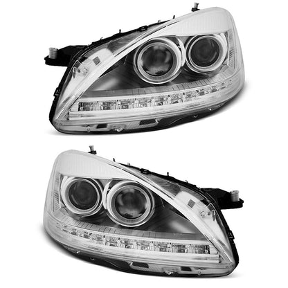 Xenon Scheinwerfer Daylight Chrom passend für Mercedes W221 05-09