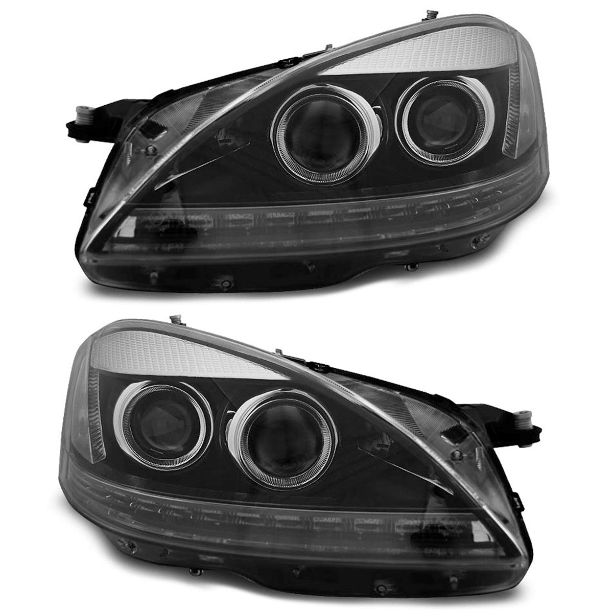 Xenon Scheinwerfer Daylight Schwarz passend für Mercedes W221 05-09
