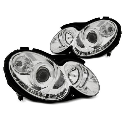 Scheinwerfer Daylight Chrom passend für Mercedes CLK W209 03-10