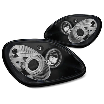 Scheinwerfer Angel Eyes CCFL Schwarz passend für Mercedes R170 SLK 04.96-04