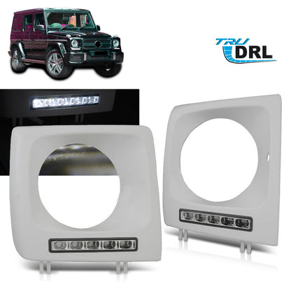 Scheinwerfer LED DRL Unlackiert passend für Mercedes W461.W463 01-12
