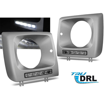Scheinwerfer LED DRL Silber passend für Mercedes W461.W463 01-12