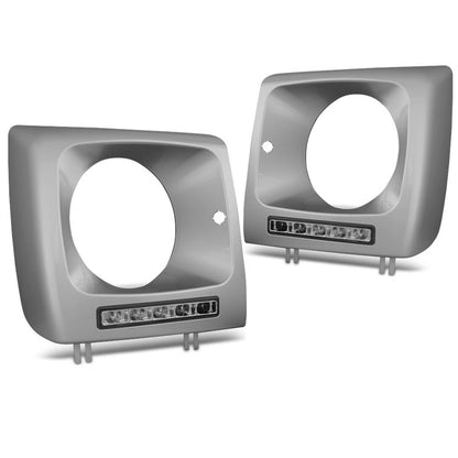 Scheinwerfer LED DRL Silber passend für Mercedes W461.W463 01-12