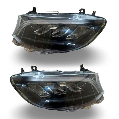 Voll-LED Scheinwerfer Schwarz passend für Mercedes Sprinter W907 2018-2023