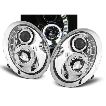 Scheinwerfer Daylight Chrom passend für BMW MINI (COOPER) 05.01-10.06