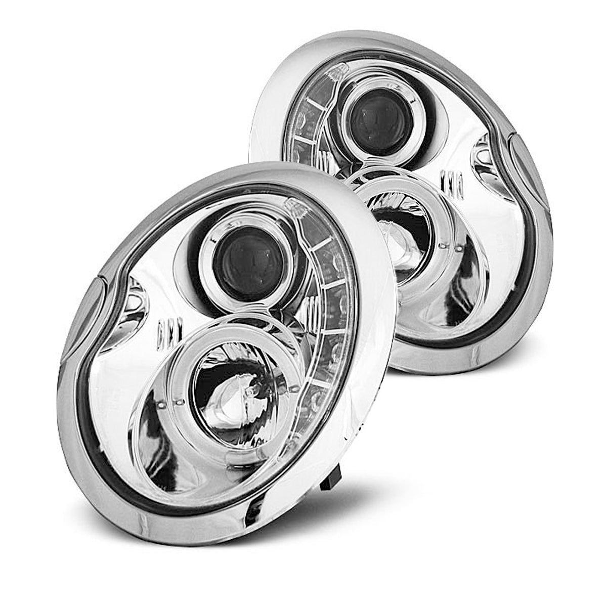Scheinwerfer Daylight Chrom passend für BMW MINI (COOPER) 05.01-10.06