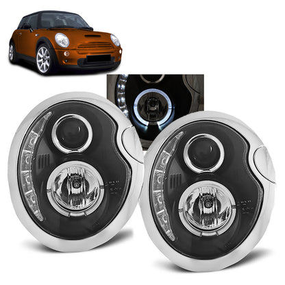 Scheinwerfer Daylight Schwarz passend für BMW MINI (COOPER) 05.01-10.06