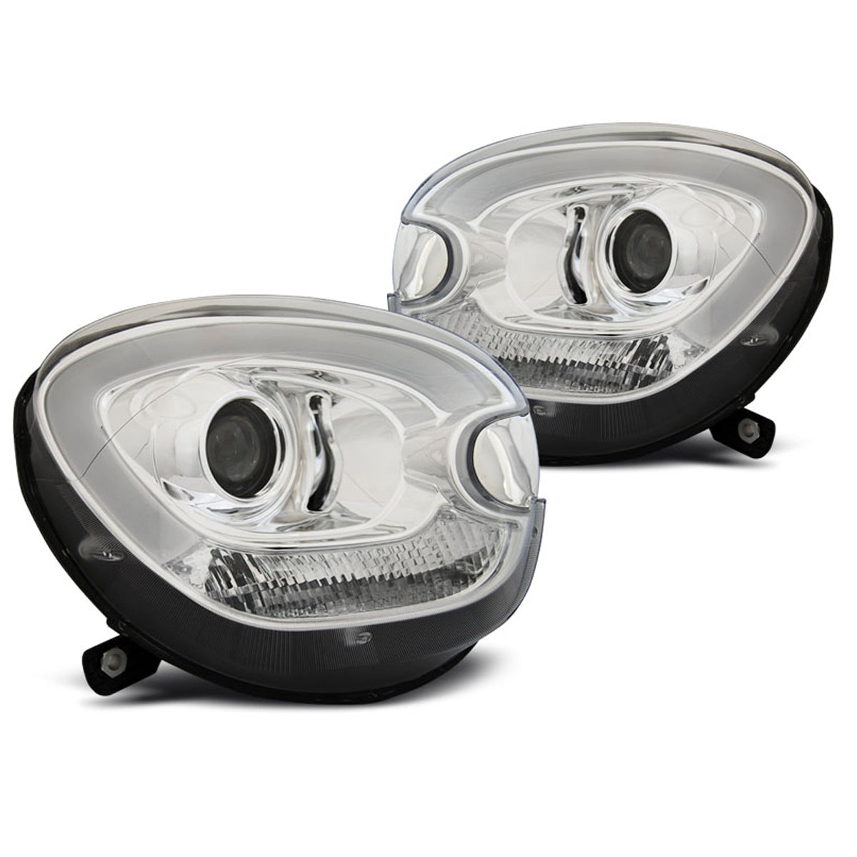 Scheinwerfer Tube Light Chrom passend für BMW MINI (COOPER) R60 R61 Countryman 10-14