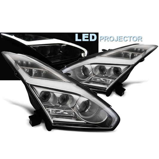 Scheinwerfer passend für Nissan GT-R 08-11.13 LED Chrom