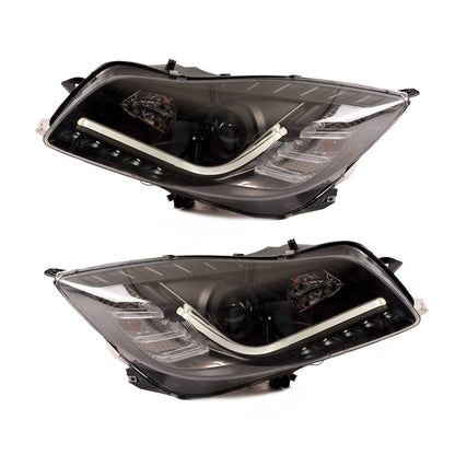 Halogen Schwarze DRL Scheinwerfer passend für Opel Insignia A 2009-2017