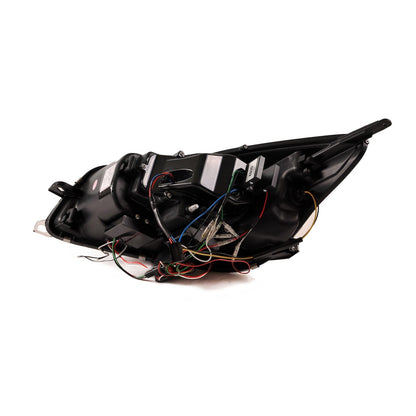 Scheinwerfer Halogen Schwarz mit Tagfahrlicht passend für OPEL INSIGNIA A (G09) Sports Tourer Limousine 2009-heute