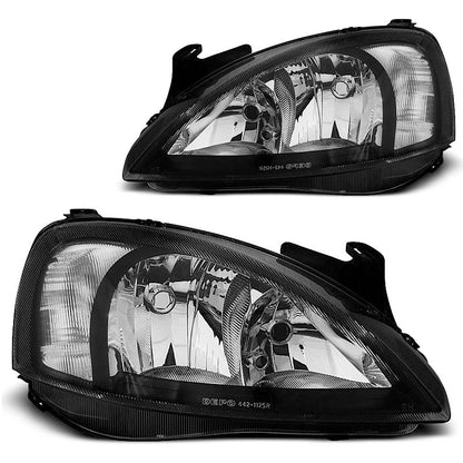 Scheinwerfer passend für Opel Corsa C 11.00-09.06 Schwarz
