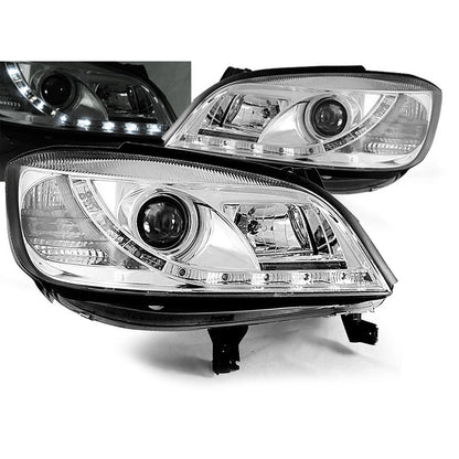 Scheinwerfer passend für Opel Zafira 04.99-06.05 Daylight Chrom