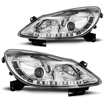Scheinwerfer passend für Opel Corsa D 04.06-11 Daylight Chrom