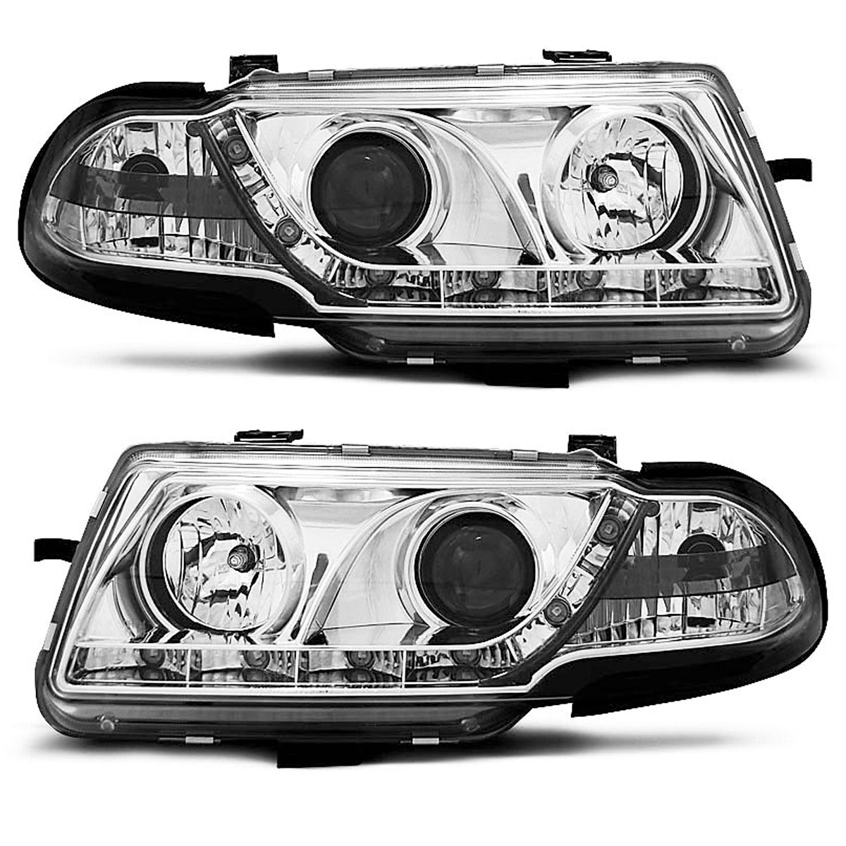 Scheinwerfer passend für Opel Astra F 09.91-08.94 Daylight Chrom