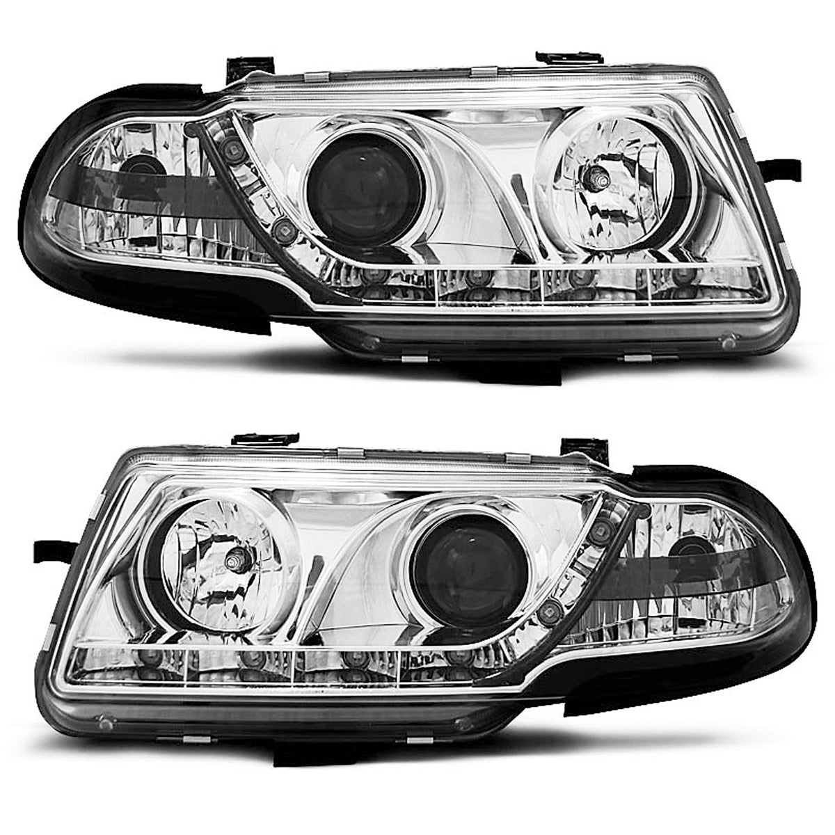 Scheinwerfer passend für Opel Astra F 09.94-08.97 Daylight Chrom