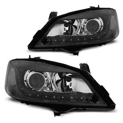 Scheinwerfer passend für Opel Astra G 09.97-02.04 Daylight Schwarz