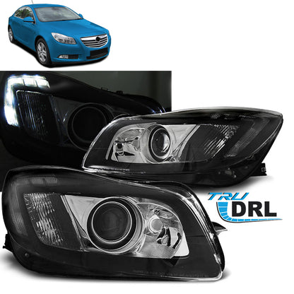 Scheinwerfer passend für Opel Insignia 08-12 Schwarz Tru DRL