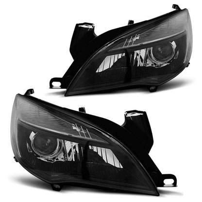 Scheinwerfer passend für Opel Astra J 10-12 Schwarz Tru DRL