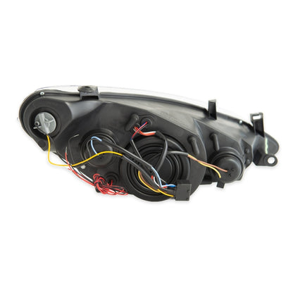 Scheinwerfer Halogen Projektor Chrome passend für PEUGEOT 307 Schrägheck, CC und SW 2001-heute