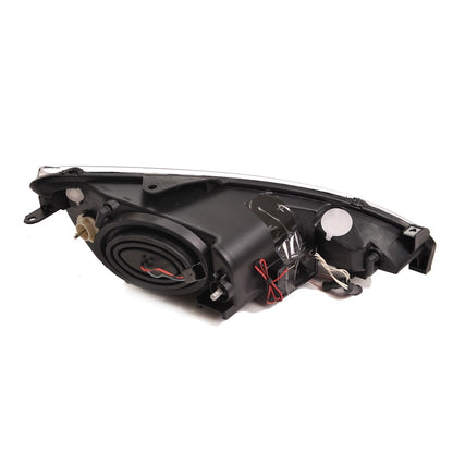 Scheinwerfer Halogen Projektor Schwarz mit CCFL passend für PEUGEOT 206 Schrägheck, CC und SW 1998-2012