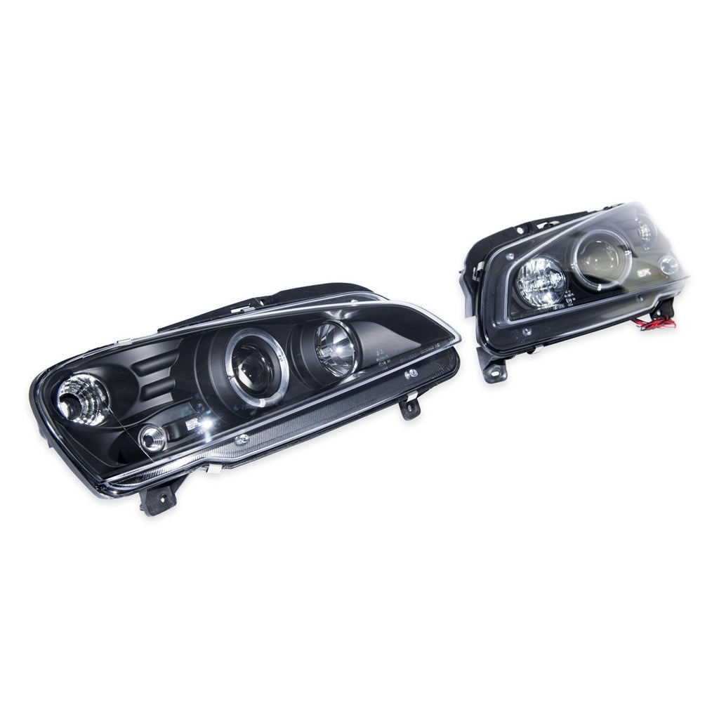 Headlights Halogen Projector Black suitable for PEUGEOT 106 1996-2003