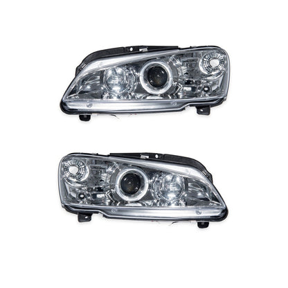 Halogen Projektor Scheinwerfer Set Chrom passend für Peugeot 106 1996-2003