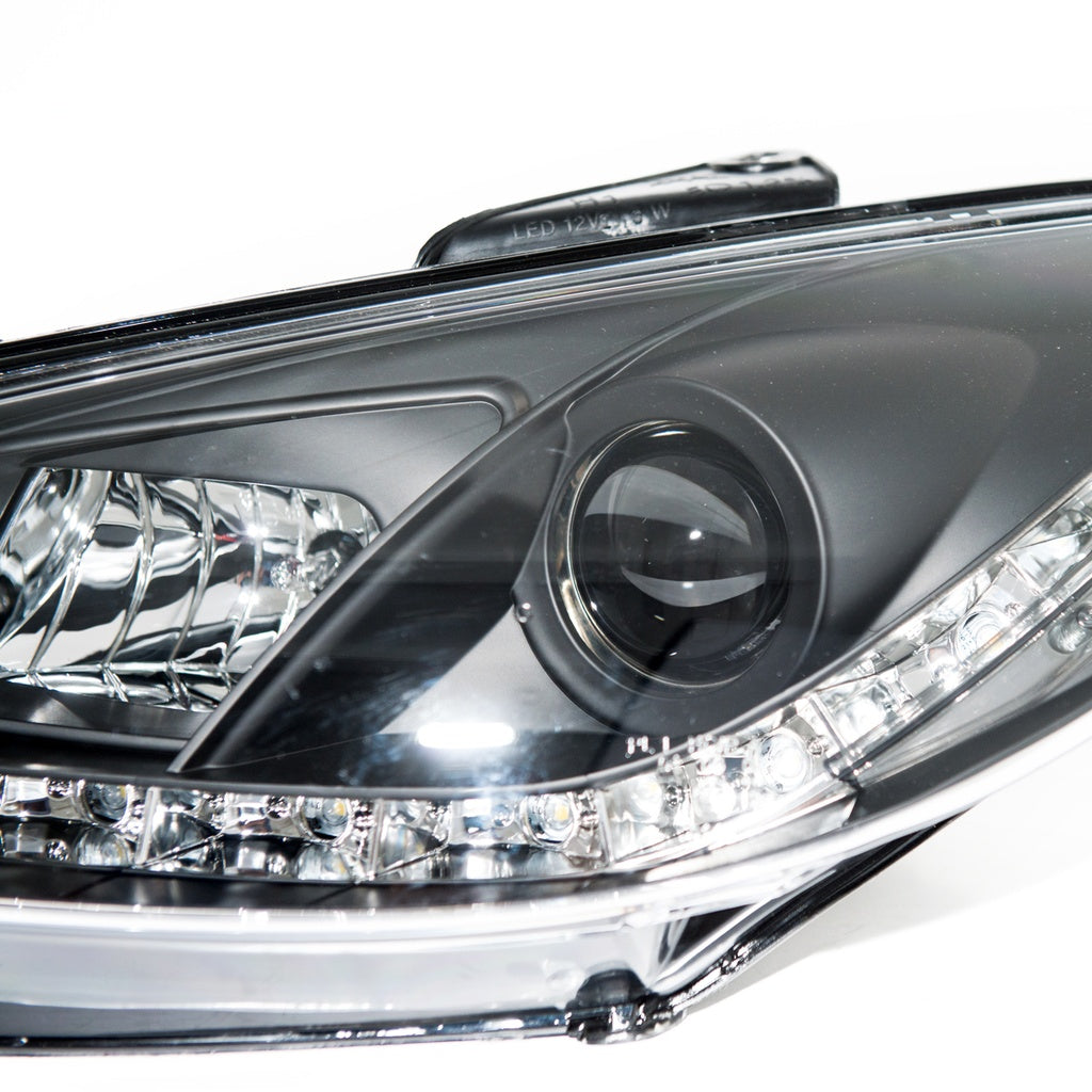 Scheinwerfer Halogen Projektor Schwarz passend für PEUGEOT 206 Schrägheck, CC und SW 1998-2012