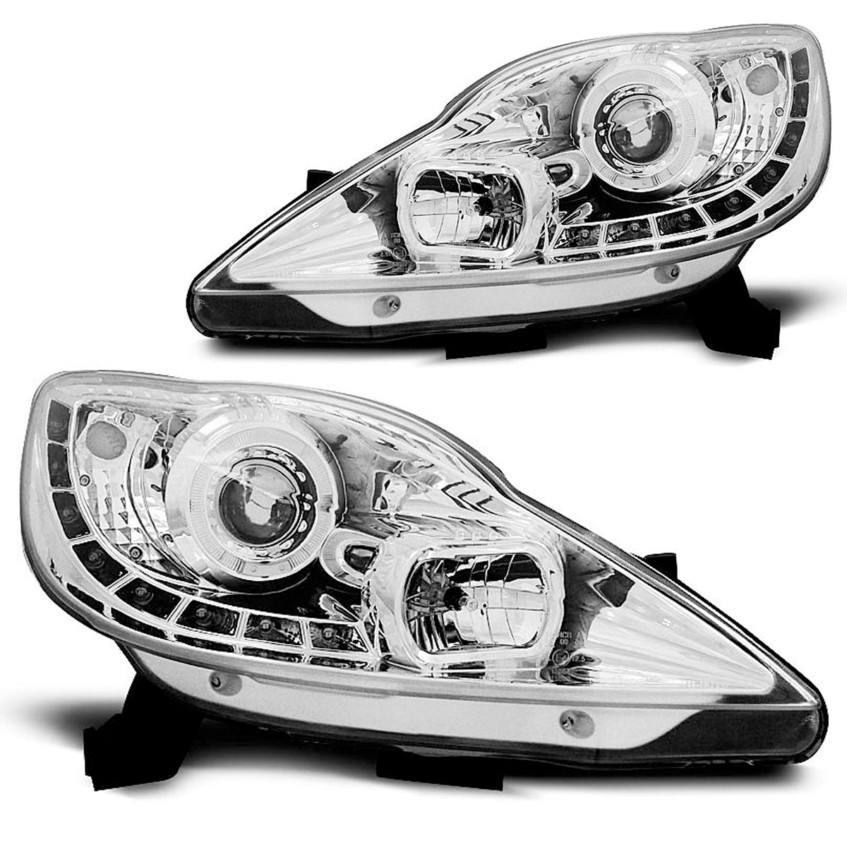 Scheinwerfer passend für Peugeot 107 05-11 Daylight Chrom